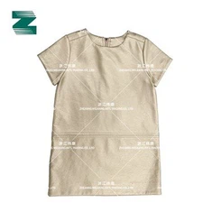 Šaty pre deti v hustom pu